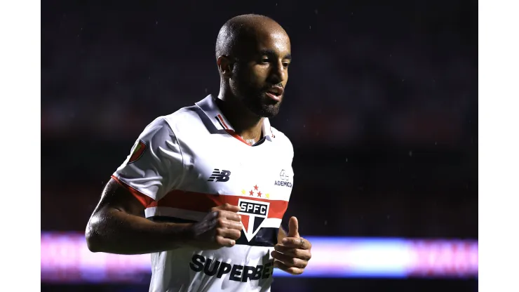  Foto: Marcello Zambrana/AGIF - Lucas Moura fala sobre renovação com o São Paulo.
