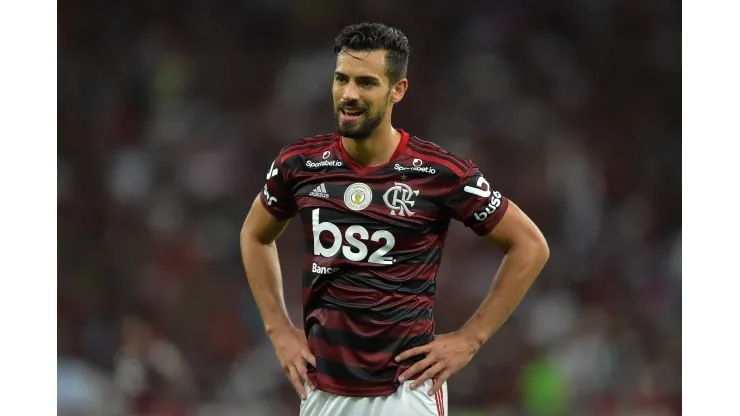 Pablo Marí no Flamengo em 2019 - Foto: Thiago Ribeiro/AGIF
