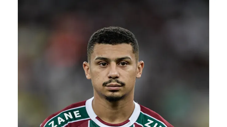 Andre jogador do Fluminense durante partida contra o Coritiba no estadio Maracana pelo campeonato Brasileiro A 2023. Thiago Ribeiro/AGIF
