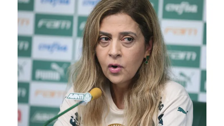 Leila Pereira, presidente do Palmeiras. Foto: Ettore Chiereguini/AGIF
