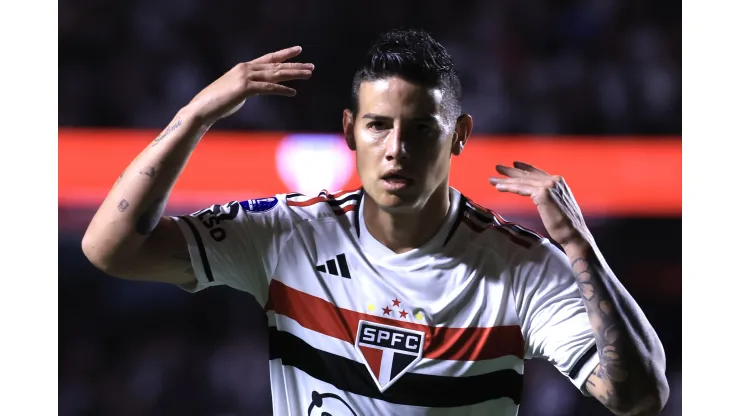 James ainda não estreou pelo São Paulo em 2024. Foto: Marcello Zambrana/AGIF
