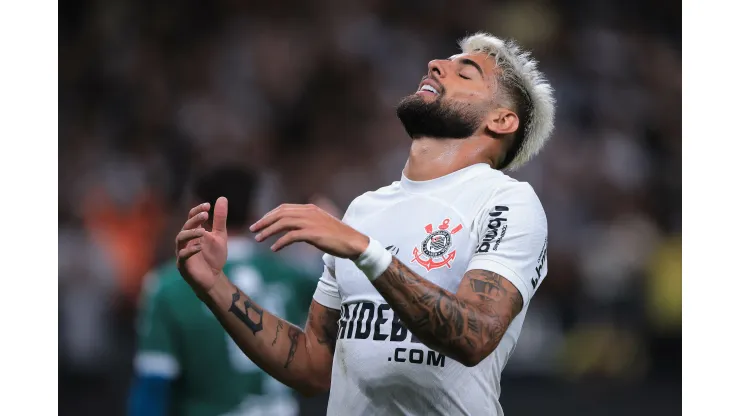 Yuri Alberto, centroavante do Corinthians. Foto: Ettore Chiereguini/AGIF
