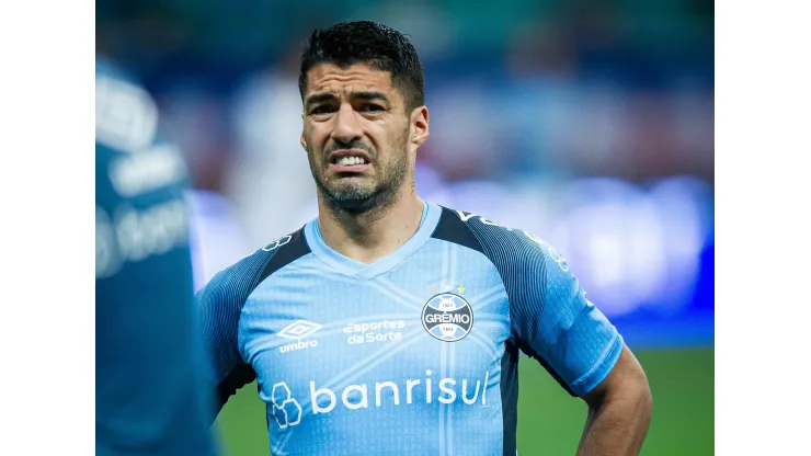 Luis Suárez, em sua passagem pelo Grêmio. Foto: Jhony Pinho/AGIF
