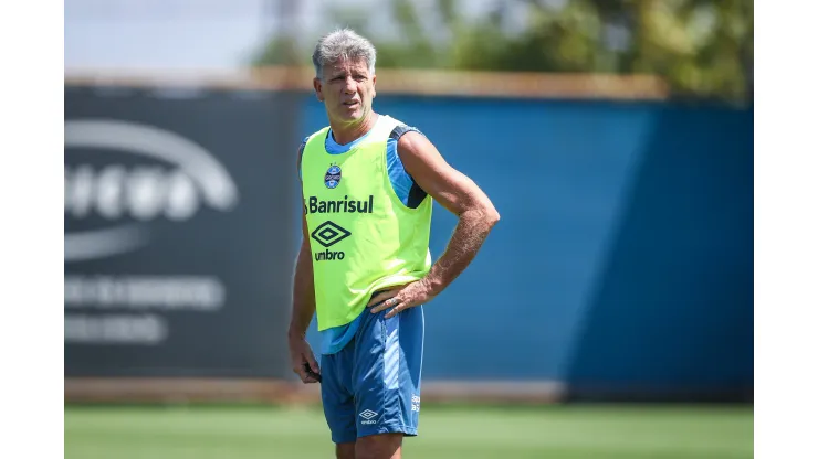 Dúvida de Renato Gaúcho é no setor ofensivo.  FOTO: LUCAS UEBEL/GREMIO FBPA
