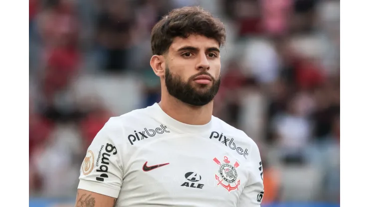 PR - CURITIBA - 24/06/2023 - BRASILEIRO A 2023, ATHLETICO-PR X CORINTHIANS - Yuri Alberto jogador do Corinthians durante partida contra o Athletico-PR no estadio Arena da Baixada pelo campeonato BRASILEIRO A 2023. Foto: Robson Mafra/AGIF
