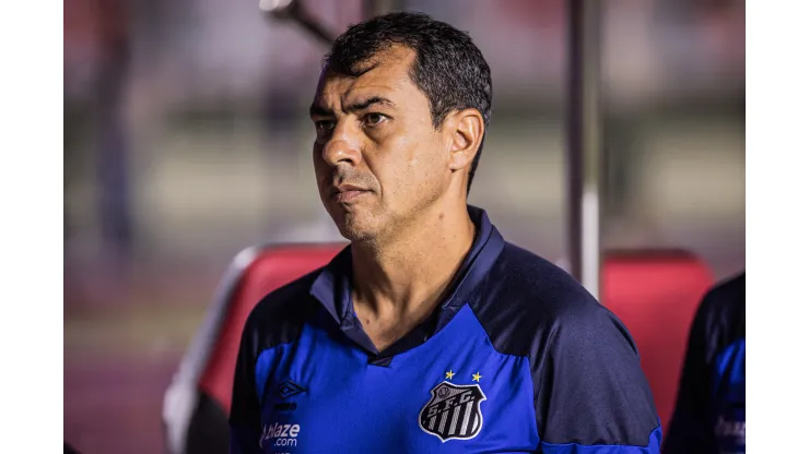 Carille fica incrédulo com o desempenho do Santos após vitória, “Não imaginava ter 19 pontos”. Abner Dourado/AGIF
