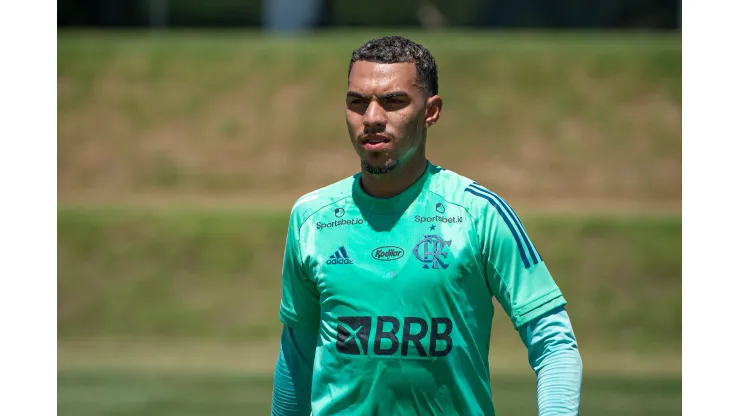 Foto: Alexandre Vidal / Flamengo - Matheus França é apresentado no Corinthians.
