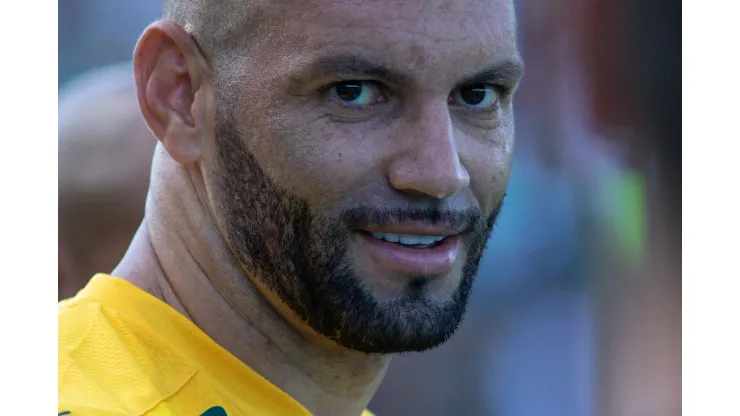 Weverton do Palmeiras durante entrada em campo para partida contra o Inter de Limeira no estadio Major Levy Sobrinho pelo campeonato Paulista 2020. Foto: Rebeca Reis/AGIF
