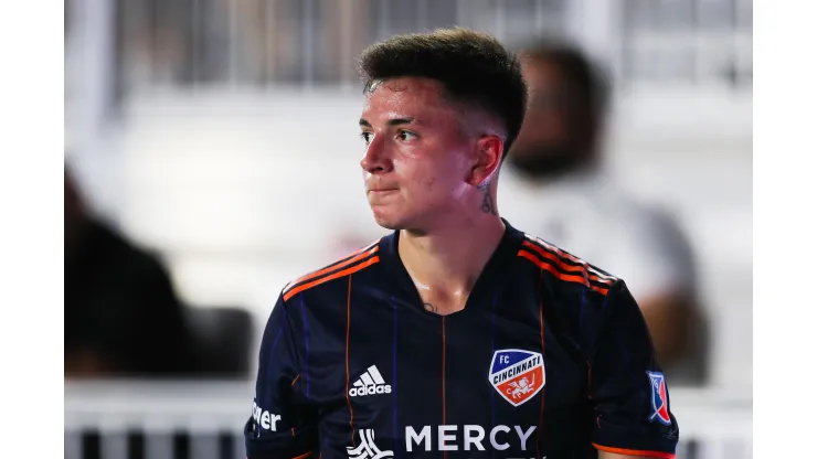 Álvaro Barreal, lateral do FC Cincinnati. Foto: Lauren Sopourn/Getty Images
