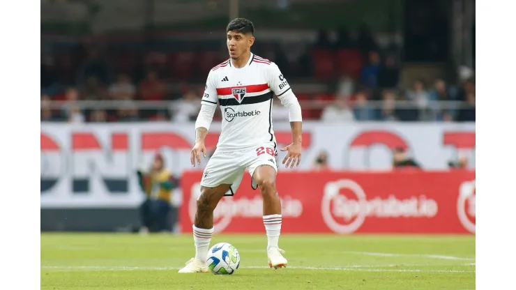 Alan Franco vira preocupação no São Paulo. Foto: Miguel Schincariol / Flickr oficial Sãoaulo Futebol Clube 
