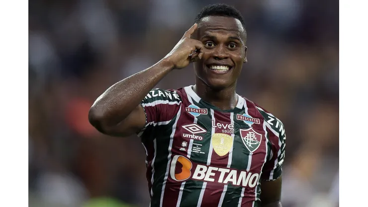 Jhon Arias evoluiu desde sua chegada ao Fluminense em 2021. Foto: Alexandre Loureiro/AGIF
