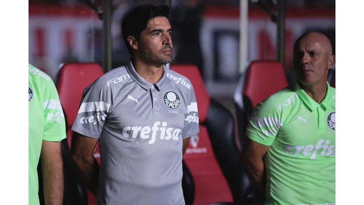 Abel Ferreira, técnico do Palmeira, não concedeu coletiva após o choque-rei - Foto: Ettore Chiereguini/AGIF
