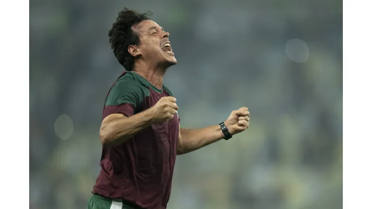 Fernando Diniz tecnico do Fluminense comemora apos a partida contra o LDU no estadio Maracana pelo campeonato Recopa Sul-Americana 2024. Jorge Rodrigues/AGIF
