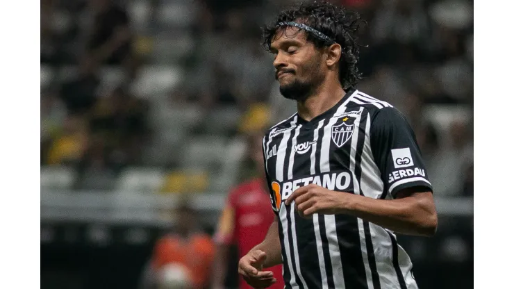 Gustavo Scarpa jogador do Atletico durante partida contra o Tombense no estadio Arena MRV pelo campeonato Mineiro 2024. Fernando Moreno/AGIF
