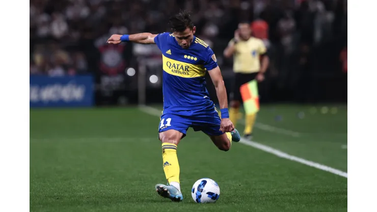 Óscar Romero, quando defendia as cores do Boca Juniors. Ele vai assinar com o Botafogo por uma temporada - Foto: Ettore Chiereguini/AGIF 
