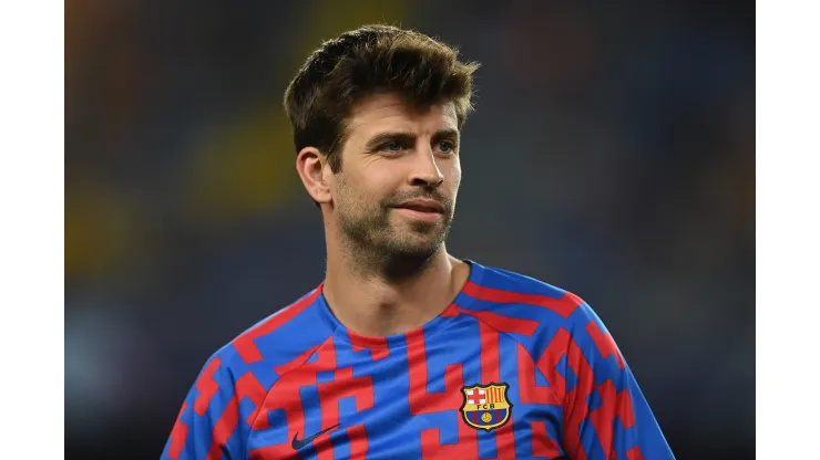 Pique durante joga pelo Barcelona, no Camp Nou, na Espanha. Jogador citou o Vascão em declaração. (Photo by David Ramos/Getty Images)
