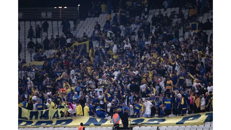 Foto: (Ettore Chiereguini/AGIF) - Pela terceira vez seguida nesta Libertadores, torcedores do Boca Juniors foram filmados realizando gestos racistas em partida contra o Corinthians
