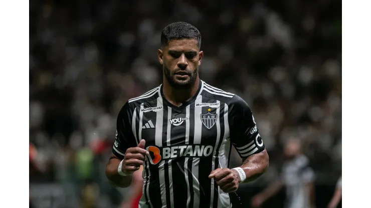 Hulk, atacante do Atlético, durante confronto contra a Tombense no Campeonato Mineiro de 2024.
