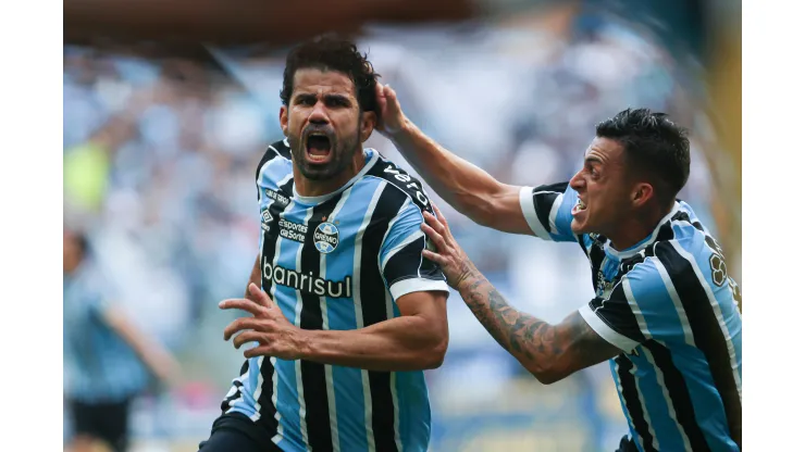 Diego Costa é o artilheiro do Grêmio na temporada - Foto: Maxi Franzoi/AGIF
