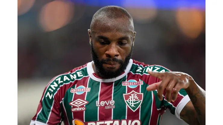 Manoel jogador do Fluminense durante partida contra o Flamengo no estadio Maracana pelo campeonato Copa do Brasil 2023. Defensor foi criticado na web.  Foto: Thiago Ribeiro/AGIF
