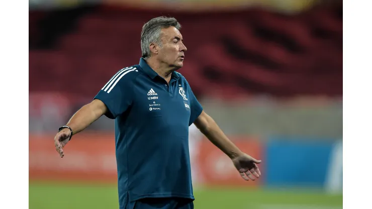 RJ - Rio de Janeiro - 15/10/2020 - BRASILEIRO A 2020, FLAMENGO X BRAGANTINO -  Domenec Torrent tecnico do Flamengo durante partida contra o Bragantino no estadio Maracana pelo campeonato Brasileiro A 2020. Foto: Thiago Ribeiro/AGIF
