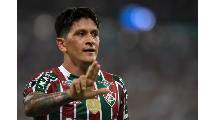 Cano durante confronto contra o Colo-Colo na atual edição da Libertadores.
