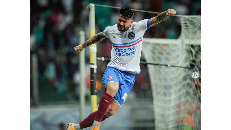 Everaldo marcou o gol da vitória do Bahia - Foto: Jhony Pinho/AGIF
