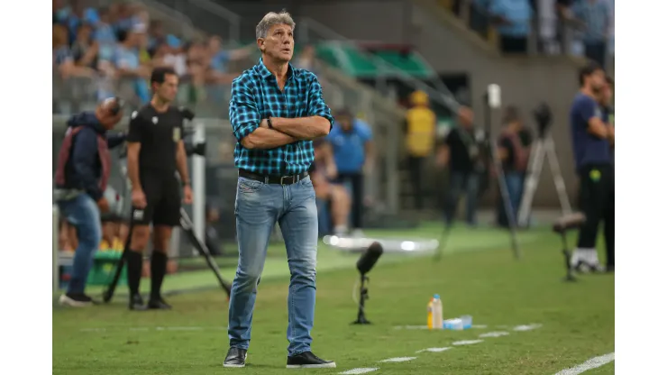 Renato Portaluppi tecnico do Gremio durante partida contra o Cuiaba no estadio Arena do Gremio pelo campeonato Brasileiro A 2024. Maxi Franzoi/AGIF
