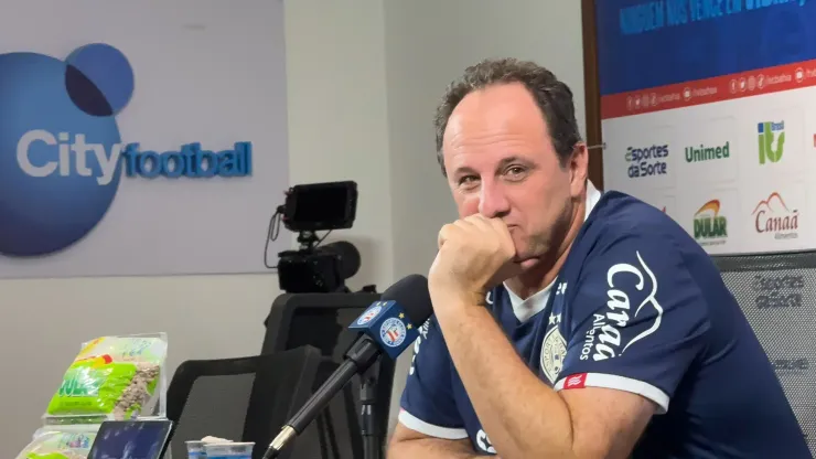 Rogério Ceni, técnico do Bahia. Reprodução/ EC Bahia
