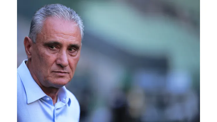 SP - SAO PAULO - 21/04/2024 - BRASILEIRO A 2024, PALMEIRAS X FLAMENGO - Tite tecnico do Flamengo durante partida contra o Palmeiras no estadio Arena Allianz Parque pelo campeonato Brasileiro A 2024. Foto: Ettore Chiereguini/AGIF
