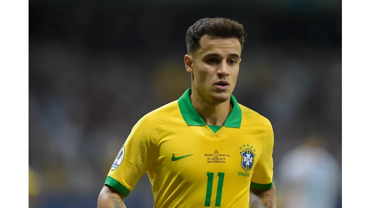 Phillipe Coutinho jogador do Brasil durante partida contra o Argentina no estadio Mineirao pelo campeonato Copa America 2019. Meia é cotado no Vasco
