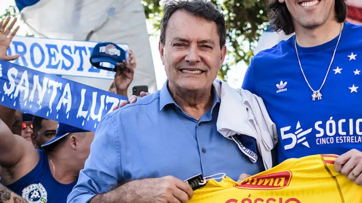 Pedrinho PH durante apresentação de Cássio no Cruzeiro. Foto: Gustavo Aleixo/Cruzeiro
