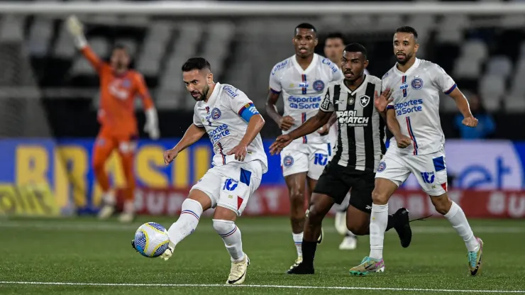  Everton Ribeiro jogador do Bahia durante partida contra o Botafogo no estádio Engenhão pelo campeonato Copa Do Brasil 2024. Foto: Thiago Ribeiro/AGIF
