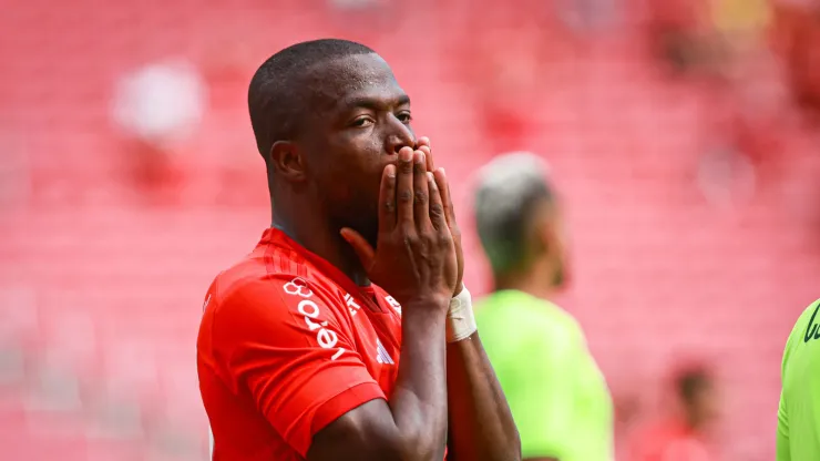 Enner Valencia ficou na academia - Foto: Maxi Franzoi/AGIF
