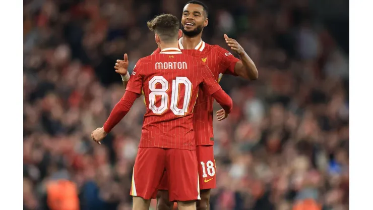 Gakpo comemora gol pelo Liverpool (Sportimage Ltd / Alamy Stock Photo)
