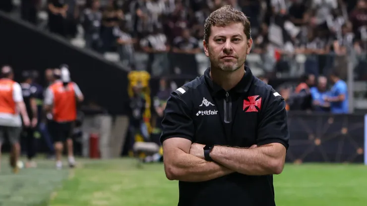 Rafael Paiva técnico do Vasco durante partida contra o Atlético-MG no estádio Arena MRV pelo campeonato Copa Do Brasil 2024. Foto: Gilson Lobo/AGIF
