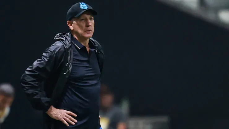 Renato Gaúcho técnico do Grêmio durante partida contra o Atlético-MG no estádio Arena MRV pelo campeonato Brasileiro A 2024. Foto: Gilson Lobo/AGIF
