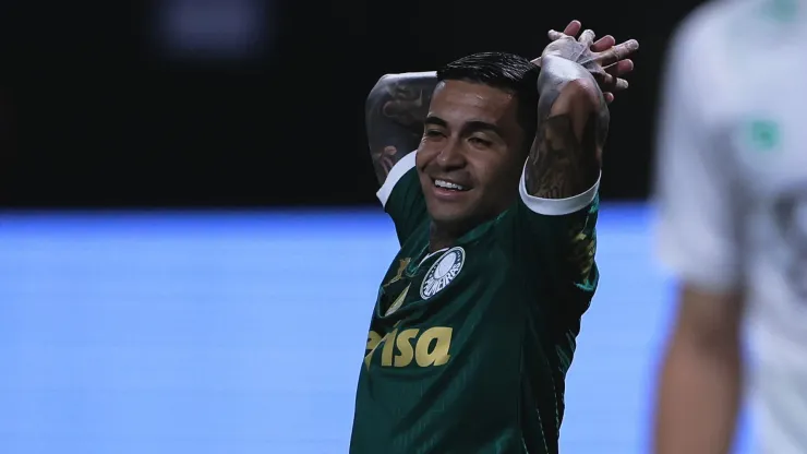 Dudu jogador do Palmeiras durante partida contra o Juventude no estádio Arena Allianz Parque pelo campeonato Brasileiro A 2024. Foto: Ettore Chiereguini/AGIF
