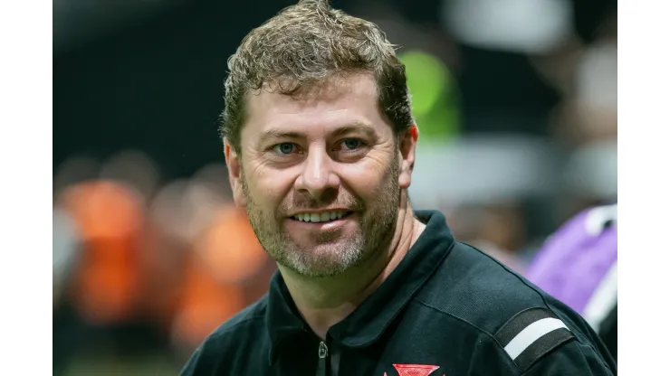  Rafael Paiva técnico do Vasco durante partida contra o Atletico-MG no estadio Arena MRV pelo campeonato Copa Do Brasil 2024. 
