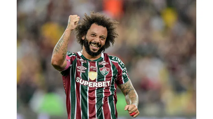 Marcelo durante confronto contra o Athletico-PR no Brasileirão 2024.
