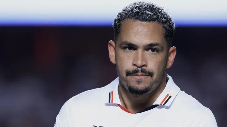 Luciano jogador do Sao Paulo durante partida contra o Botafogo no estadio Morumbi pelo campeonato Brasileiro A 2024. 
