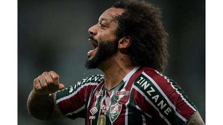 Marcelo durante confronto contra o Cruzeiro no Brasileirão 2024.
