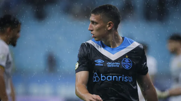 Miguel Monsalve, jogador do Grêmio, durante partida contra o Criciuma, pelo Brasileirão Betano.
