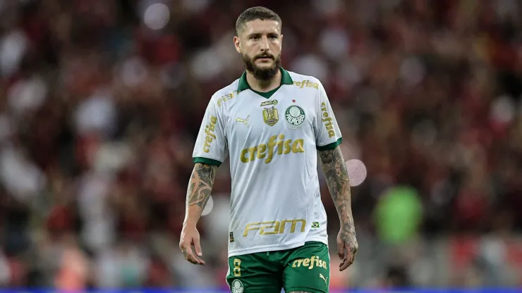 Zé Rafael, jogador do Palmeiras, durante partida contra o Flamengo (Foto: Thiago Ribeiro/AGIF)
