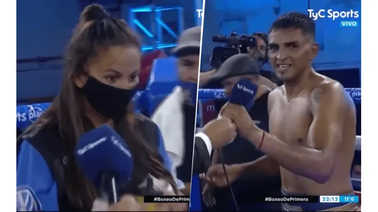 Video: un boxeador le pidió casamiento a su novia después de perder una pelea