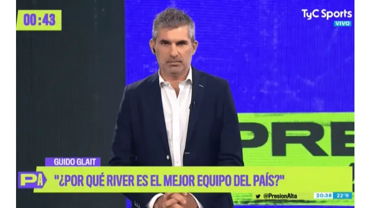 Video: a Guido Glait se le escapó en vivo que la CONMEBOL era "Gallina"