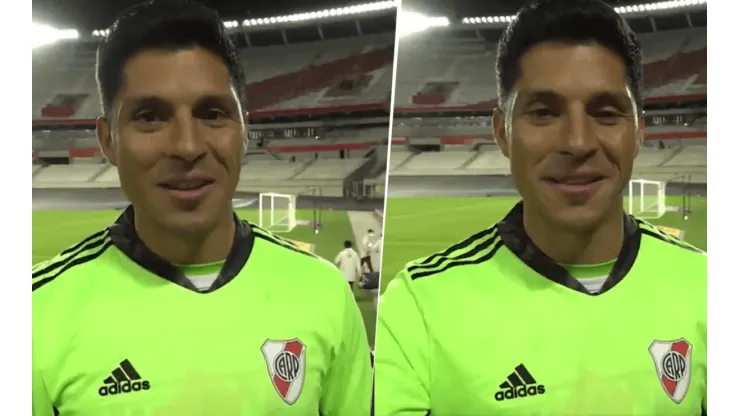 Nunca borró la sonrisa: el mensaje de Enzo Pérez para los hinchas de River