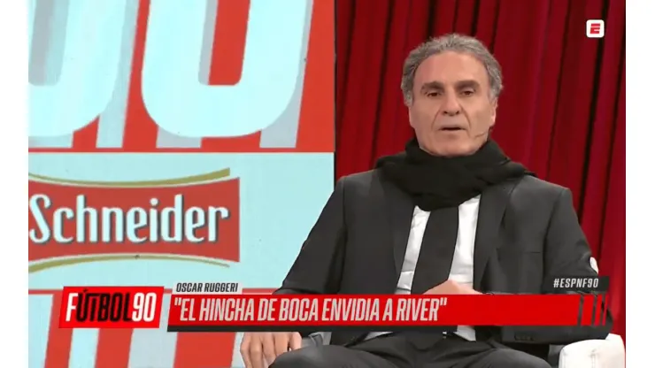 Ruggeri: "El hincha de Boca envidia a River"