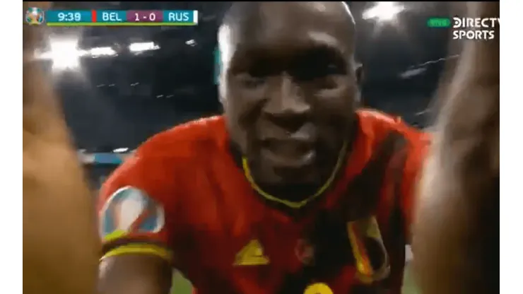 Video: Lukaku marcó un gol para Bélgica, se acercó a la cámara y le dijo esto a Eriksen