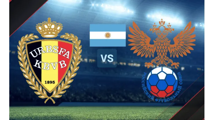 Bélgica vs. Rusia por la Eurocopa.
